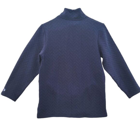 Champion Womens S Textured Quarter Zip Nittany Lions Turtleneck Sweater - Picture 2 of 12